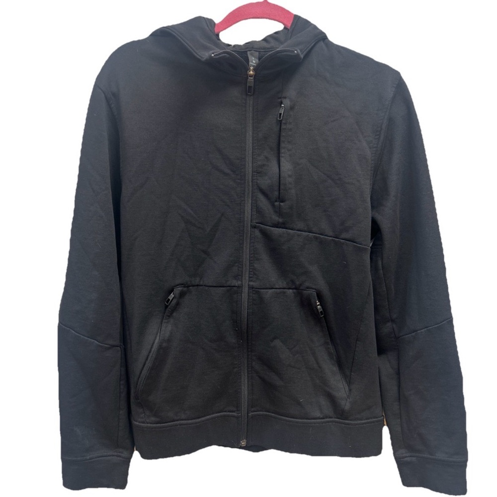 Lululemon City Sweat Black Hooded Zip Up Jacket Hoodie Men’s Size Small